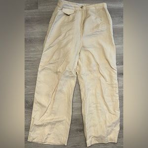 ASOS Cream Linen Pants